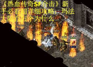 《热血传奇SF合击》新手必看超详细攻略：玛法大陆百万个为什么